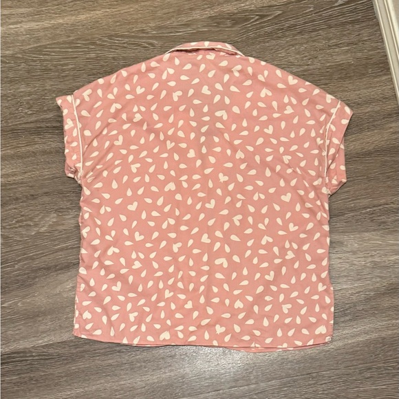 Madewell Bedtime Pajama Set in Petal Hearts - Picture 6 of 10